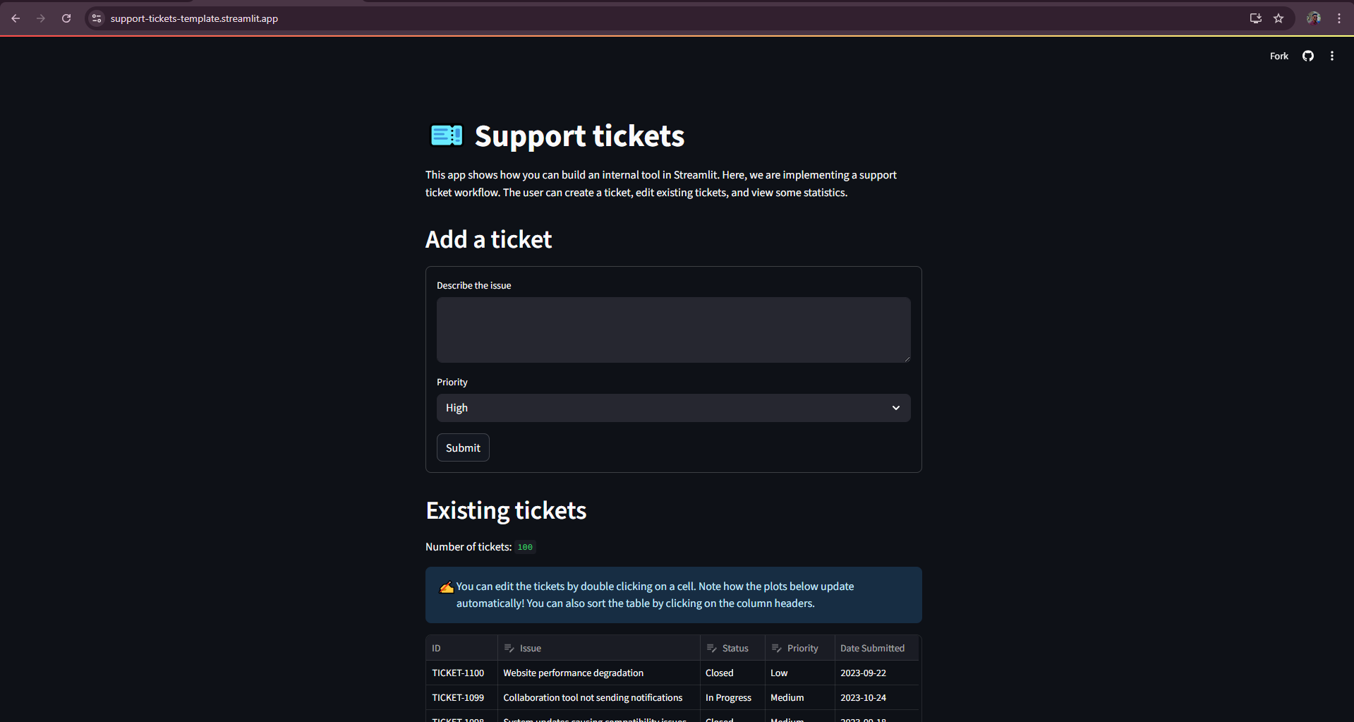 Ticket Support